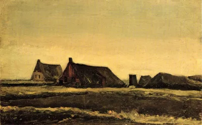 Cottages by Vincent van Gogh