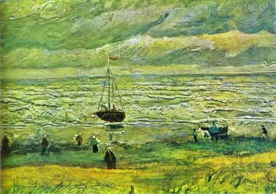 Shores of Scheveningen by Vincent van Gogh