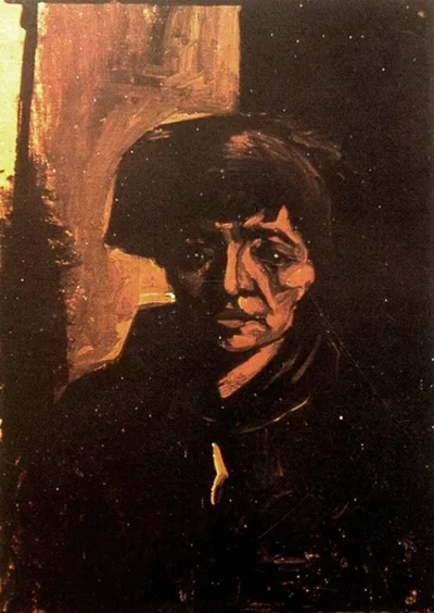 Head of a Peasant Woman by Vincent van Gogh