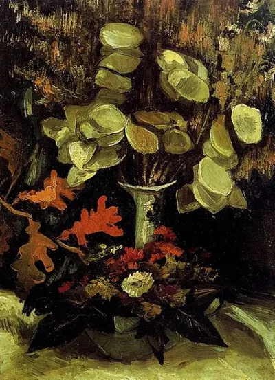 Vase with Honesty by Vincent van Gogh