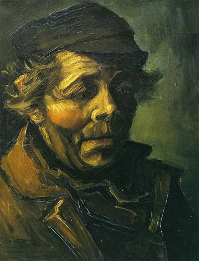 Head of a Peasant (Study for the Potato Eaters) by Vincent van Gogh