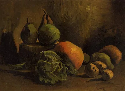 Still Life with Vegetables and Fruit by Vincent van Gogh
