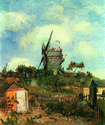 Le Moulin de la Gallette 3 by Vincent van Gogh
