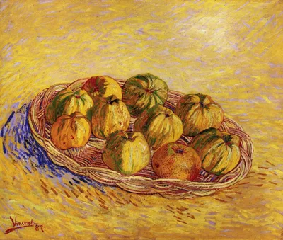 Still Life with Basket of Apples by Vincent van Gogh