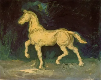 Plaster Statuette of a Horse by Vincent van Gogh