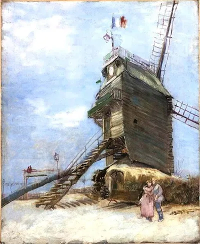 Le Moulin de la Galette 4 by Vincent van Gogh