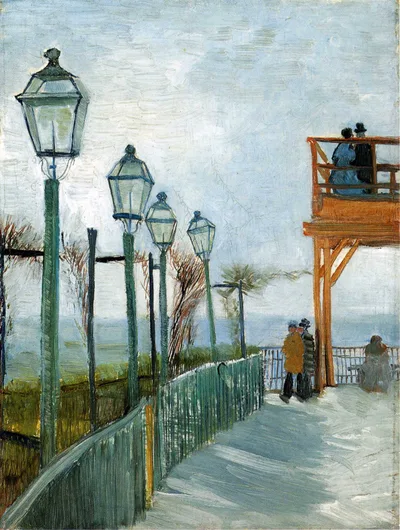 Belvedere Overlooking Montmartre by Vincent van Gogh