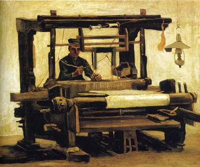 Weaver, seen from the Front by Vincent van Gogh