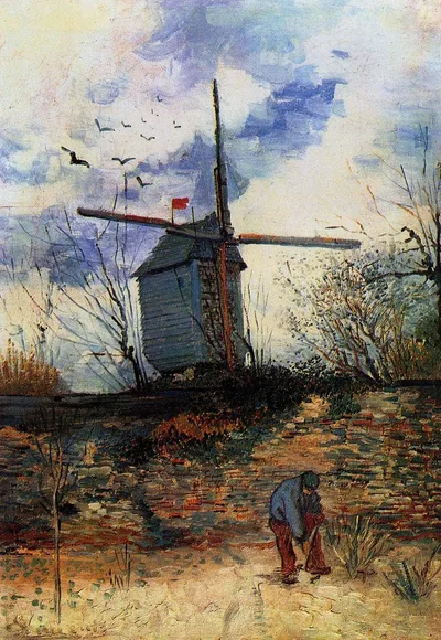 Moulin de la Galette by Vincent van Gogh