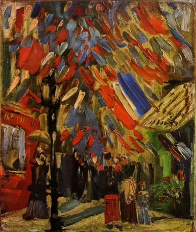 The Fourteenth of July Celebration in Paris by Vincent van Gogh