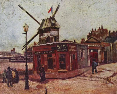 The Moulin de la Galette by Vincent van Gogh