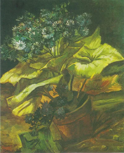 Flower Pot with Asters by Vincent van Gogh