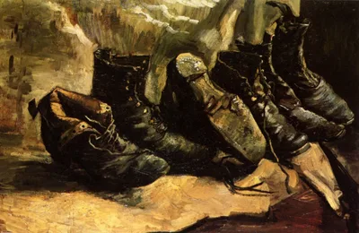 Three Pairs of Shoes by Vincent van Gogh