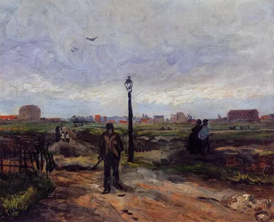 The Outskirts of Paris by Vincent van Gogh