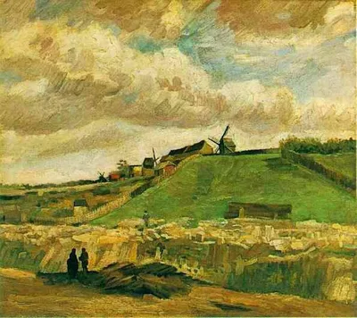 The Hill of Montmartre with Quarry by Vincent van Gogh