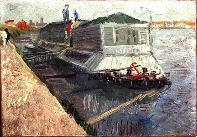 Bathing Float on the Seine at Asnieres by Vincent van Gogh