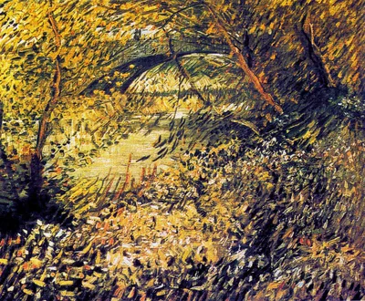 Banks of the Seine in the spring by Vincent van Gogh