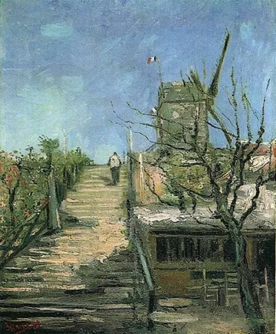 Windmill on Montmartre by Vincent van Gogh