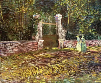 Entrance to the Voyer-d"Argenson Park at Asnieres by Vincent van Gogh