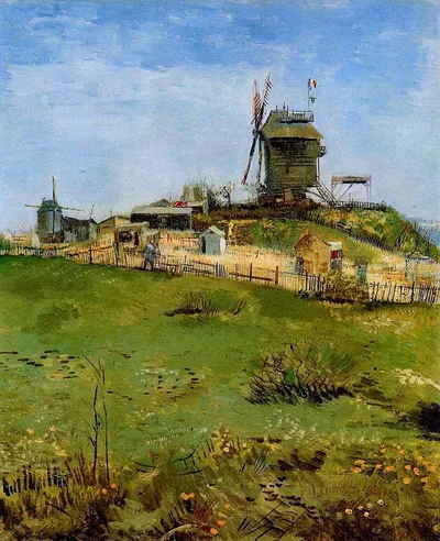 Le Moulin de la Gallette by Vincent van Gogh