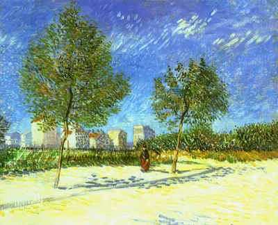 On the Outskirts of Paris by Vincent van Gogh