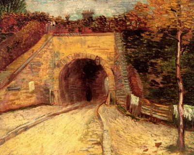 Roadway with Underpass The Viaduct by Vincent van Gogh