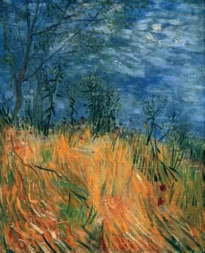 Edge of a Wheatfield with Poppies by Vincent van Gogh