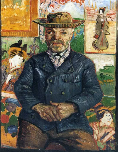 Portrait of Père Tanguy by Vincent van Gogh