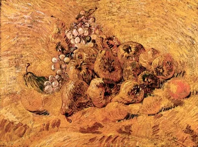 Still Life with Grapes, Pears and Lemons by Vincent van Gogh
