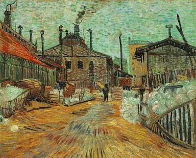 The Factory at Asnieres by Vincent van Gogh