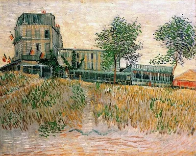 The Restaurant de la Sirene at Asnieres by Vincent van Gogh