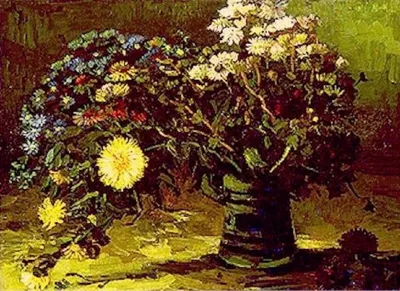Vase with Daisies by Vincent van Gogh