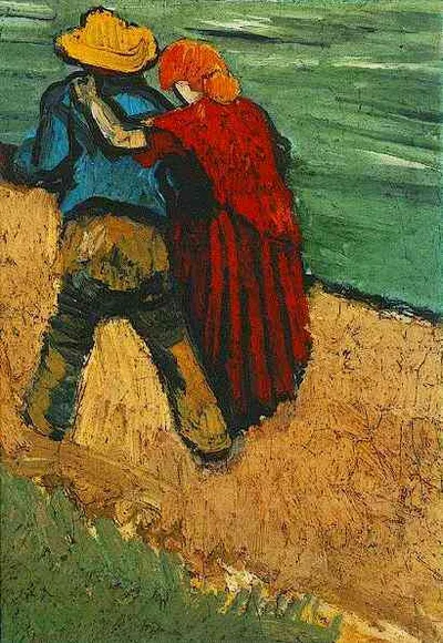 Two Lovers, Arles (Fragment) by Vincent van Gogh