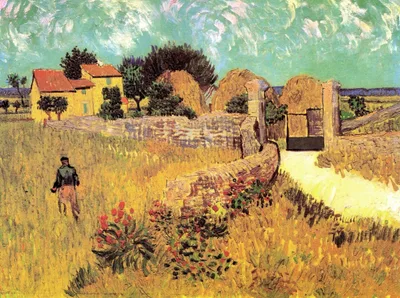 Farmhouse in Provence by Vincent van Gogh