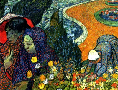 Ladies of Arles (Memories of the Garden at Etten) by Vincent van Gogh
