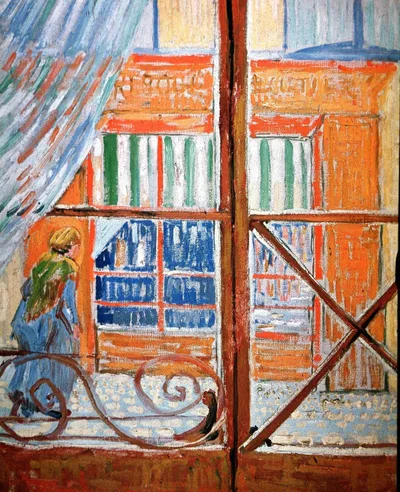 A Pork-Butcher’s Shop Seen from a Window by Vincent van Gogh
