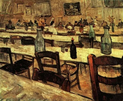 Interior of a Restaurant in Arles by Vincent van Gogh