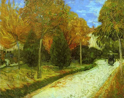 Path in the Park at Arles by Vincent van Gogh