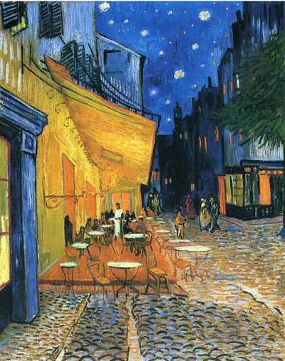 Café Terrace at Night (Place du Forum, Arles) by Vincent van Gogh