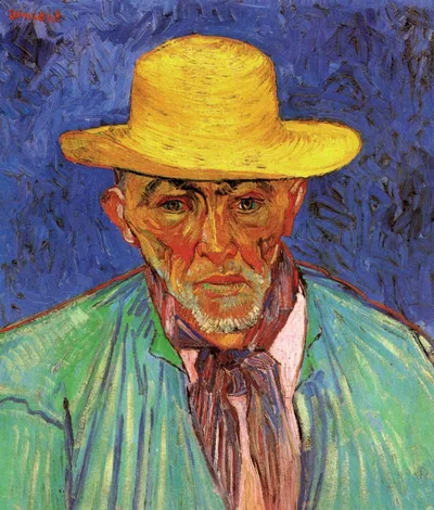 Portrait of Patience Escalier, Shepherd in Provence by Vincent van Gogh