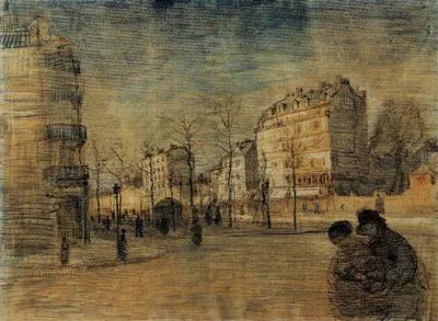The Boulevard de Clichy by Vincent van Gogh