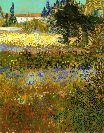 Flowering Garden by Vincent van Gogh