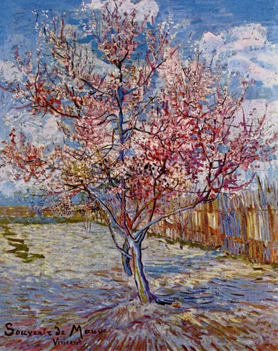 Peach Tree in Bloom (in memory of Mauve) by Vincent van Gogh