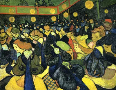 The ballroom at Arles by Vincent van Gogh
