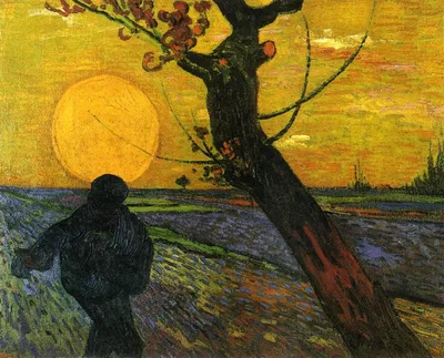 Sower with Setting Sun by Vincent van Gogh