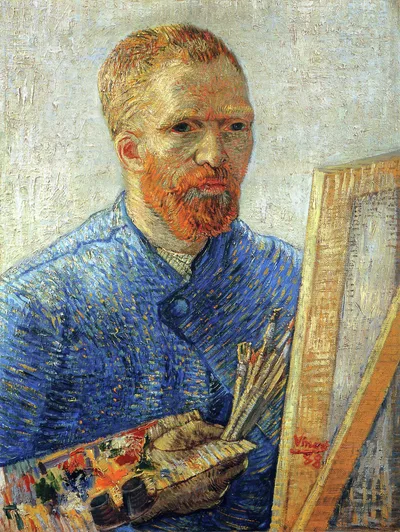 Self Portrait as an Artist by Vincent van Gogh