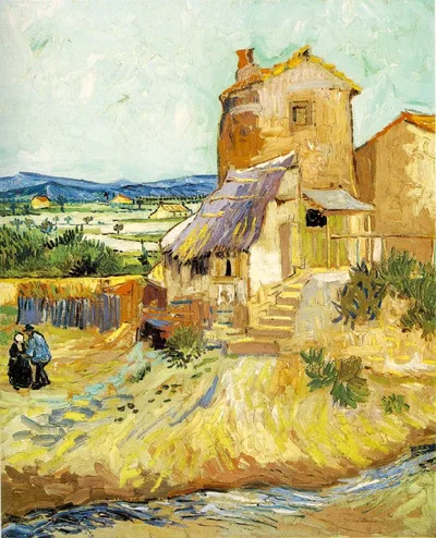 The old mill by Vincent van Gogh