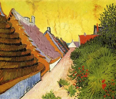 Street in Saintes-Maries by Vincent van Gogh