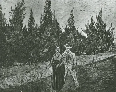 The Lovers The Poet s Garden IV by Vincent van Gogh
