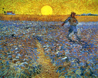 The Sower (Sower with Setting Sun) by Vincent van Gogh